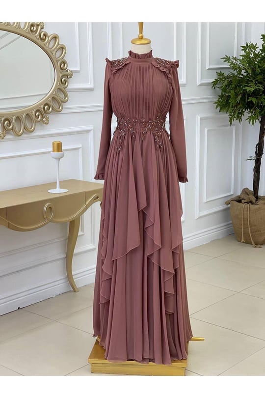 Drapeli Abiye 15655-Taba