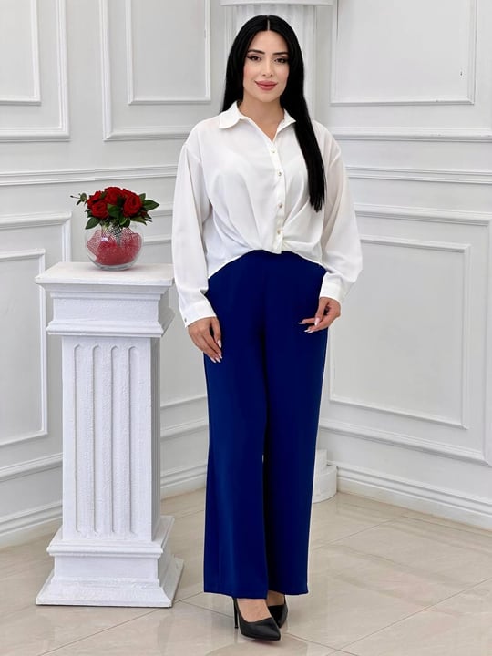 Düğüm Detay Gömlek 2147 T-24 Beyaz
