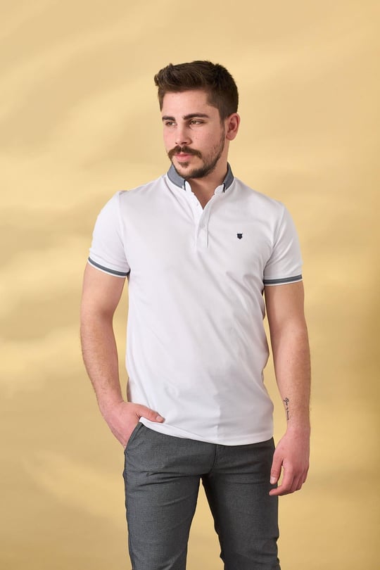 Düz Renk Tshirt 303-Beyaz