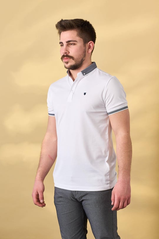 Düz Renk Tshirt 303-Beyaz