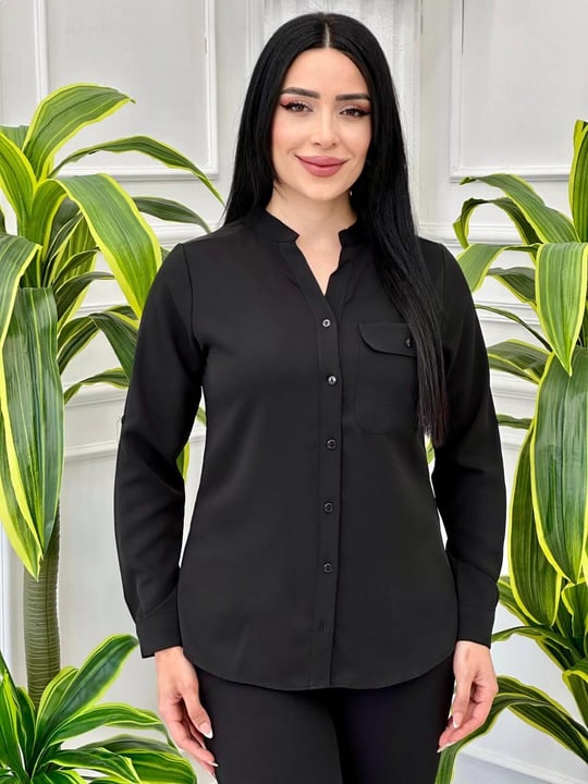 Hakim Yaka Spor Gömlek 8355 t-24 Siyah