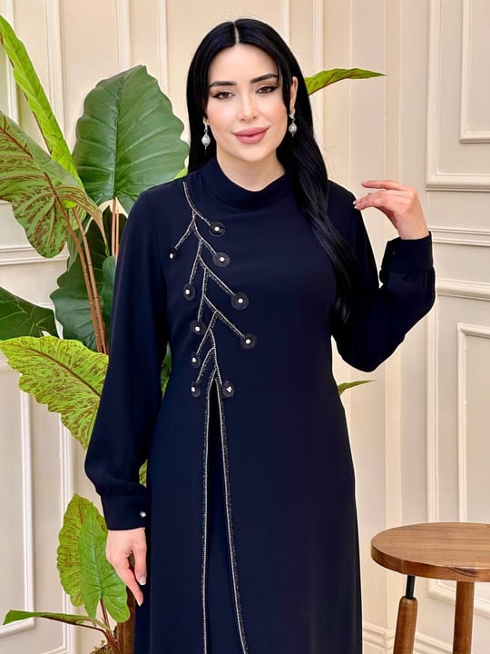 İkili Görünümlü Suzanna Elbise 1052 e025 Siyah