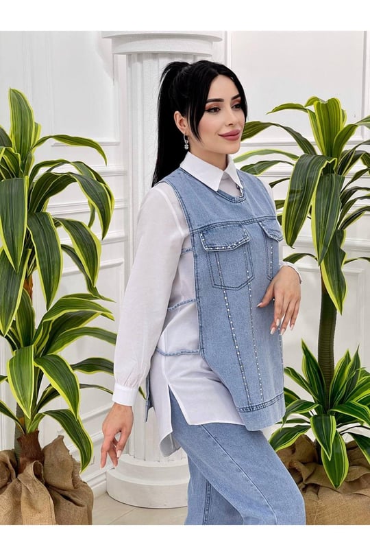 Kot Üçlü Takım 12131-Kot