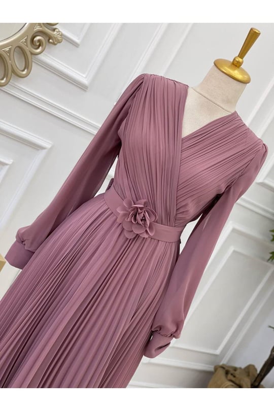 Kruvaze Pilise Elbise 3365-Purdra
