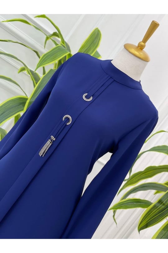 Kuş Gözü Tunik 1195-Saks