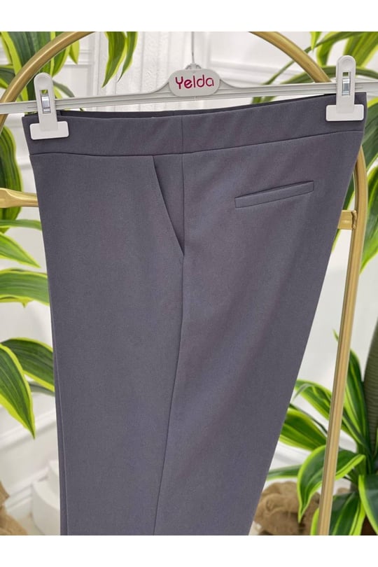 Lastikli pantolon 209-Gri