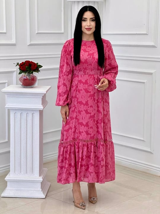 Miss İndigo Elbise 1354 T-24 pembe