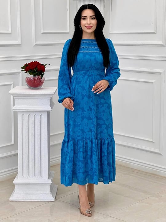 Missindigo Elbise 1333 T-24 Mavi