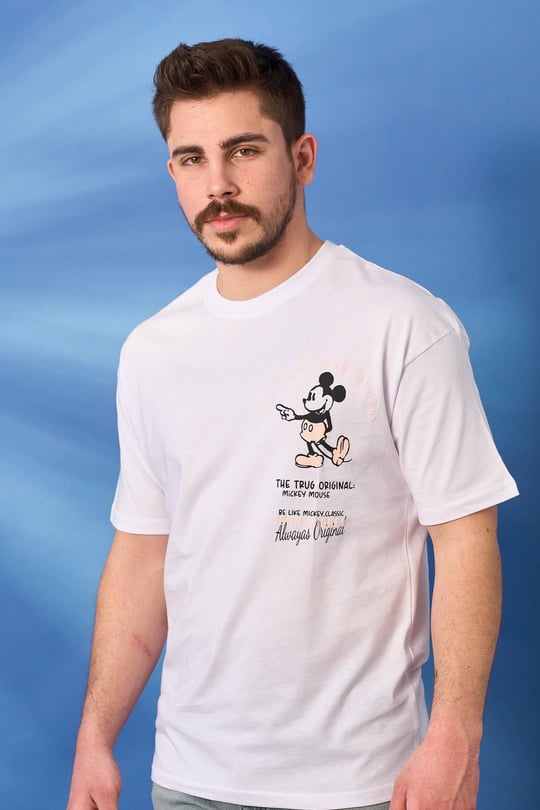 Oversize Tshirt 3504-Beyaz