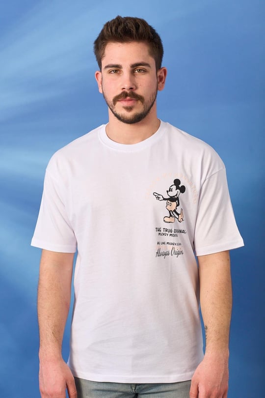 Oversize Tshirt 3504-Beyaz