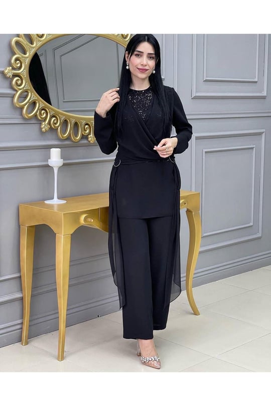 Payet Tokalı Takım 22000-Siyah