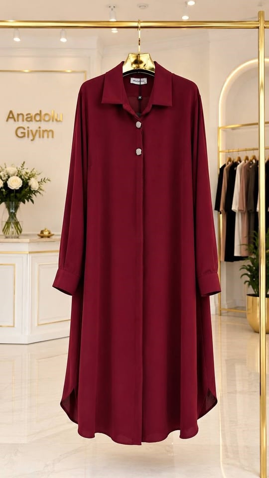 Sade Şık Tunik 2212 T-26 Bordo