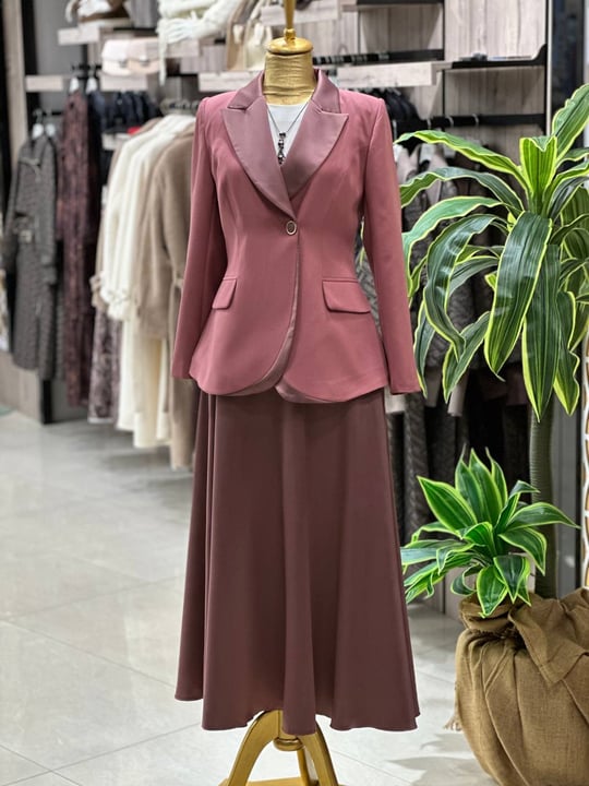 Saten Etekli Takım 3024 T-26 Rose