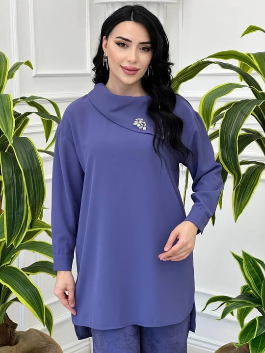 Sim Baskı Pantolonlu Takım 14200 T-24 Mavi