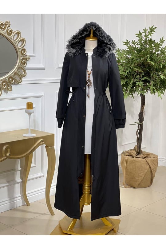 Tam Boy Parka 4211-Siyah