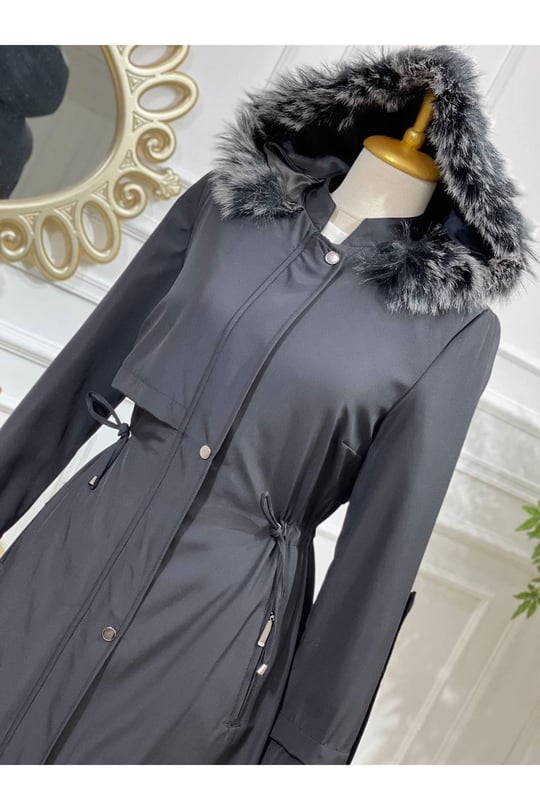Tam Boy Parka 4211-Siyah