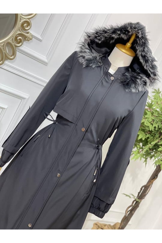 Tam Boy Parka 4211-Siyah