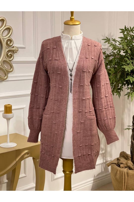 Tomurcuk Cepli Hırka 7014-Purdra