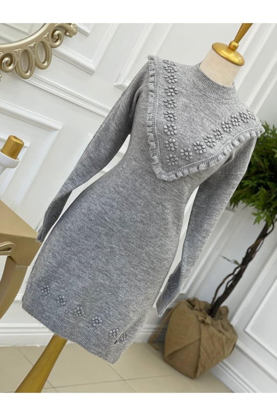Tomurcuk Yumoş Tunik 7094-Gri