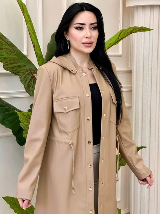 Zımba Detay Deri Kaban 7441 t-24 Camel
