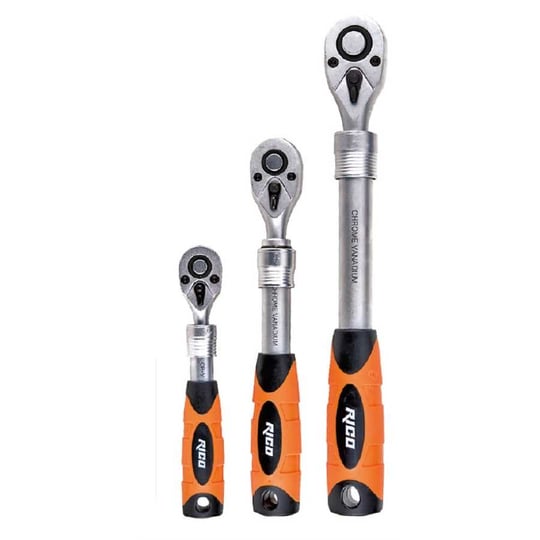 Rico 007-KK1272 1/2” Uzatmalı Cırcır Kolu 72 Diş