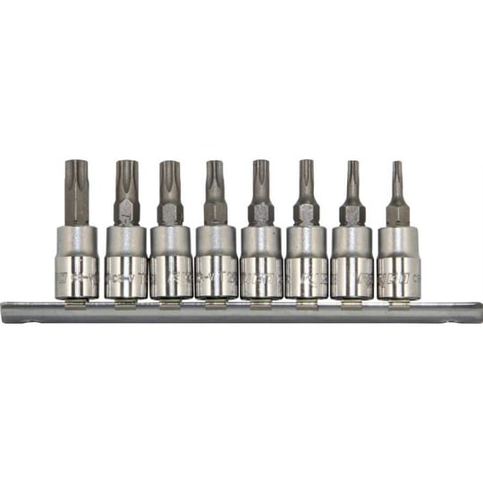 Rico 007-RC7024 8PC 1/4” Lokmalı Delikli Torx Uç Seti