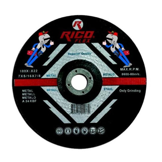 Rico 180*3*22,23 Metal Kesici Taş 10'lu