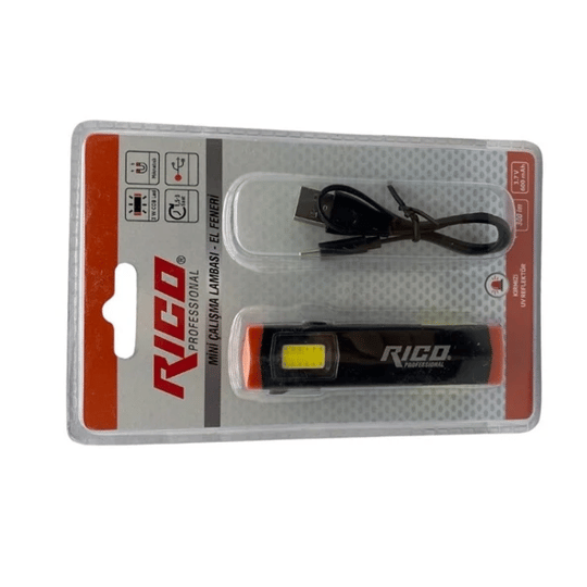 Rico RC0032 300 Lümen LED Şarjlı El Feneri