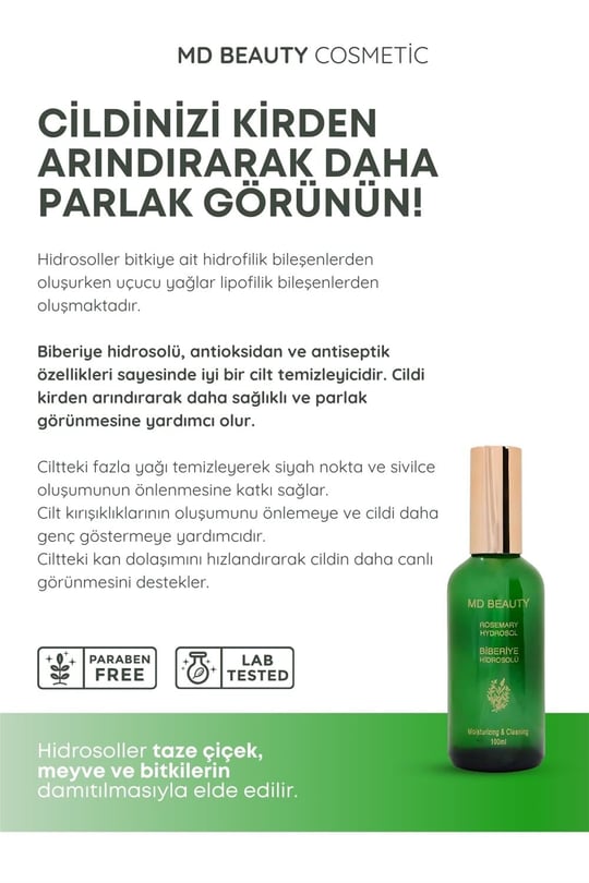 Biberiye-Hidrosolü