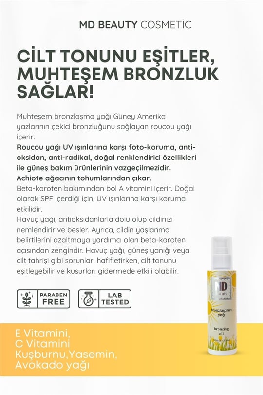 Bronzlatıcı Yağ