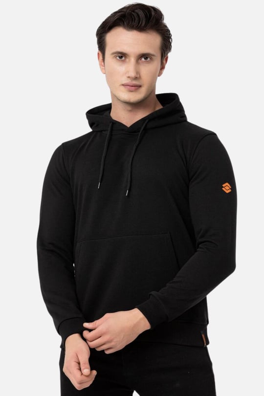Scooter Siyah Erkek Kapüşonlu Basic Sweatshirt M1518TS - Scooter