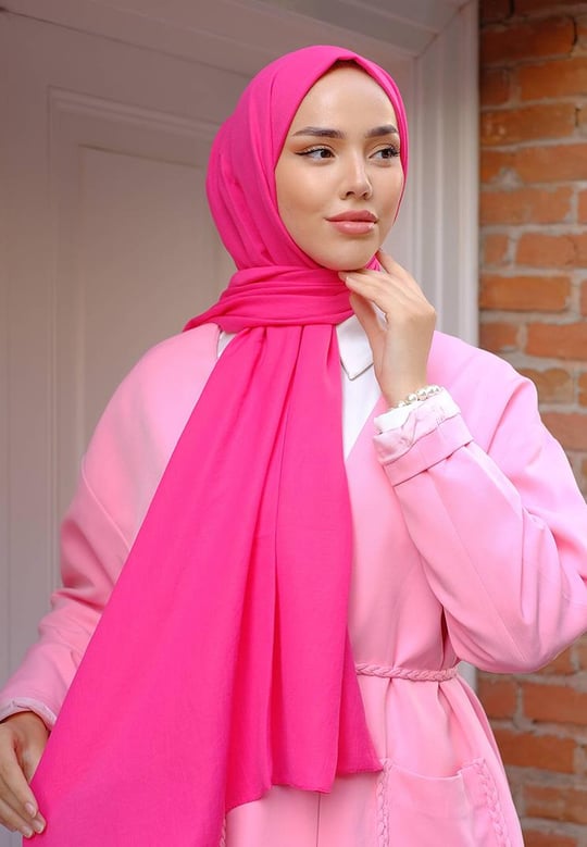 Pure And Soft Şal Pembe