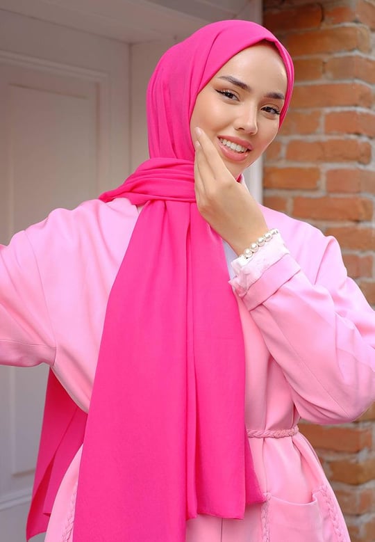 Pure And Soft Şal Pembe