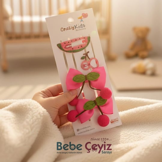 TokaSet Karpuzlu Fişneli ( Fuşya )