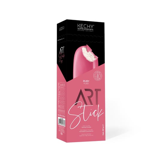 Kechy Gurme Dondurma - ArtStick Çilek