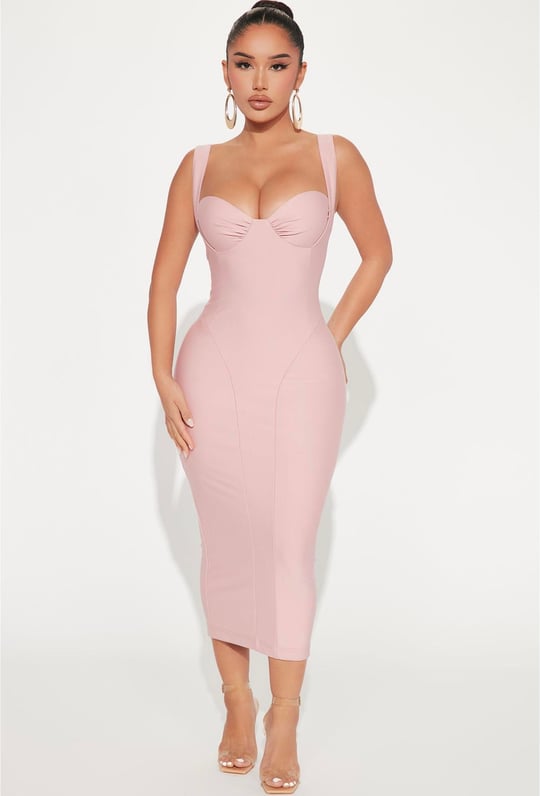 Lily Rosaline Midi Dress