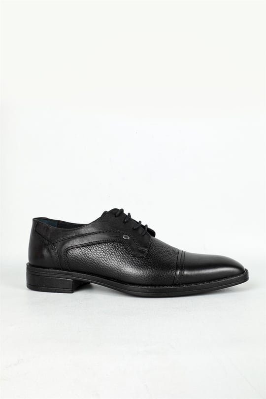 Conteyner Klasik Siyah Baskılı Erkek Ayakkabı 681 | Ayakkabı City