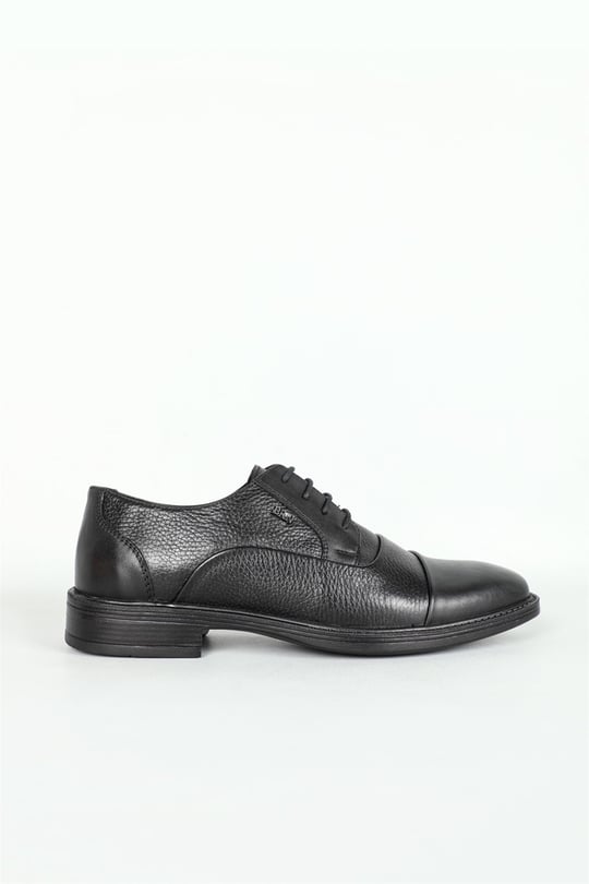 Berenni Klasik Deri Siyah Erkek Ayakkabı 574