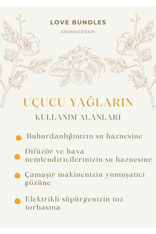 Gül Uçucu Yağ | Buhurdanlık Esansı | Aromaterapi | Uçucu Yağ Esansiyel Buhurdanlık Yağı 10ml