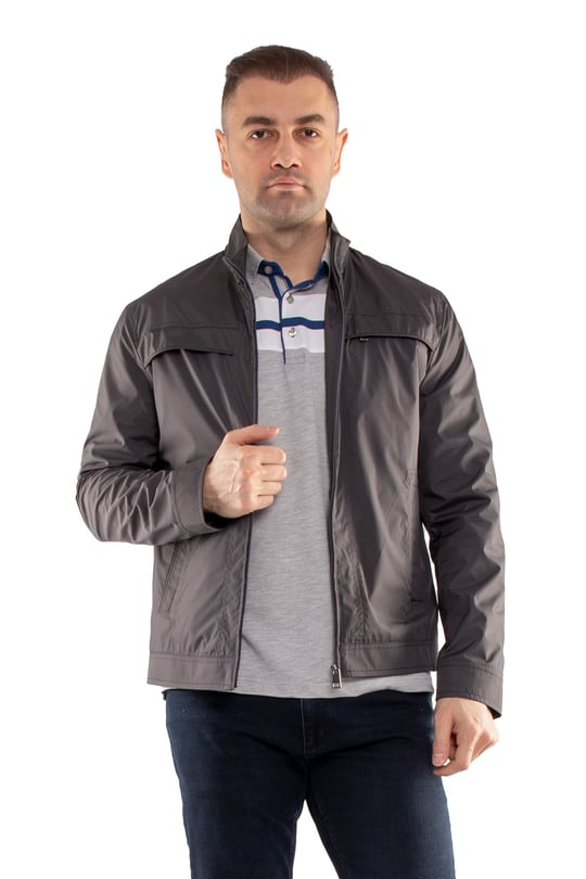 Baharlık Safari Regular Fit Cep Kapaklı Erkek Mont