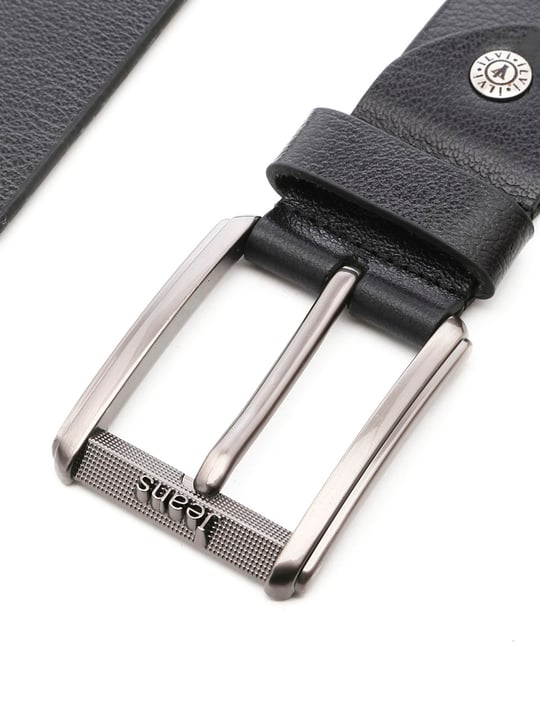 【美品】エポニーヌ／レザー ベルト ミラノ／ブラック Amazon | 四角形 35mm幅 マットブラック 艶消し黒 レザー