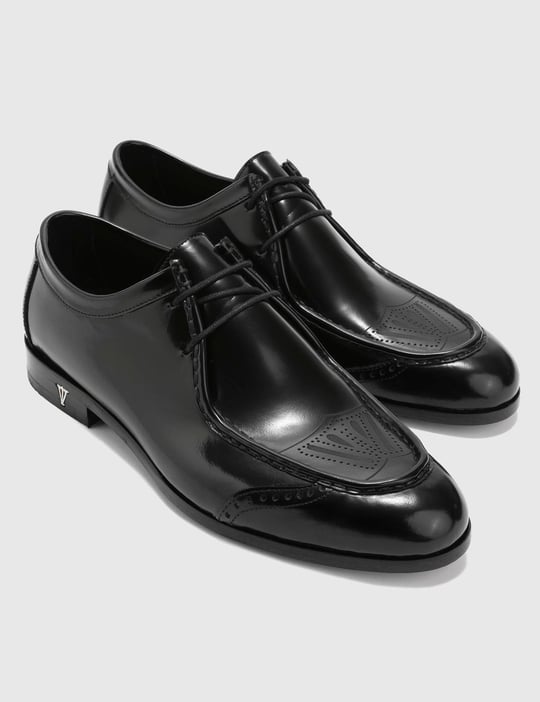 Johan Black Florentic Leather Men's Classic Shoe - İLVİ