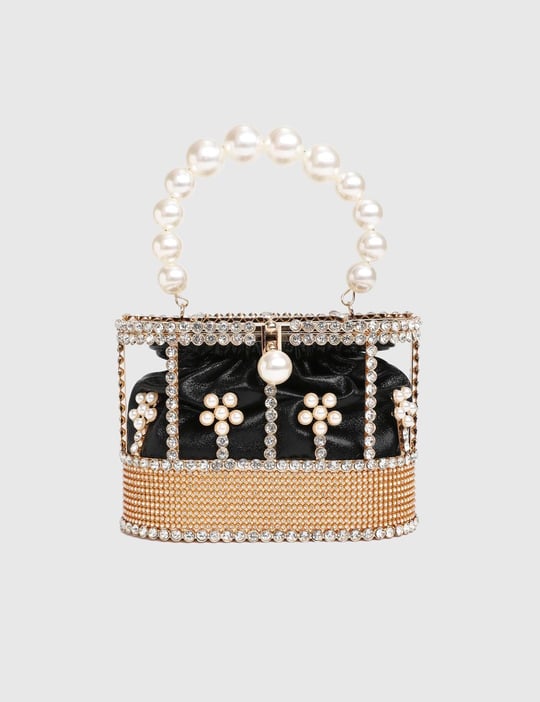 Pansy Y3701 Clutch Black - İLVİ