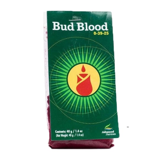 Advanced Nutrients Bud Blood Powder 40 g Ürün Resim Alt Etiket Oluşturma Yapısı