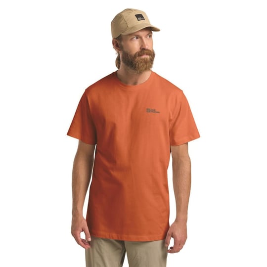 Jack Wolfskin Essential T M Erkek T-Shirt - Kızıl