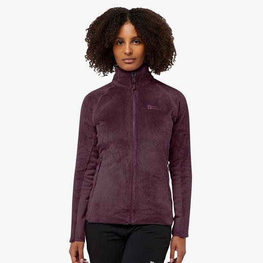Jack Wolfskin Rotwand FZ W Kadın Polar Ceket - Indigo Mavi