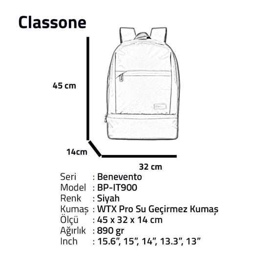 Classone Bp-ıt900 Benevento 15.6