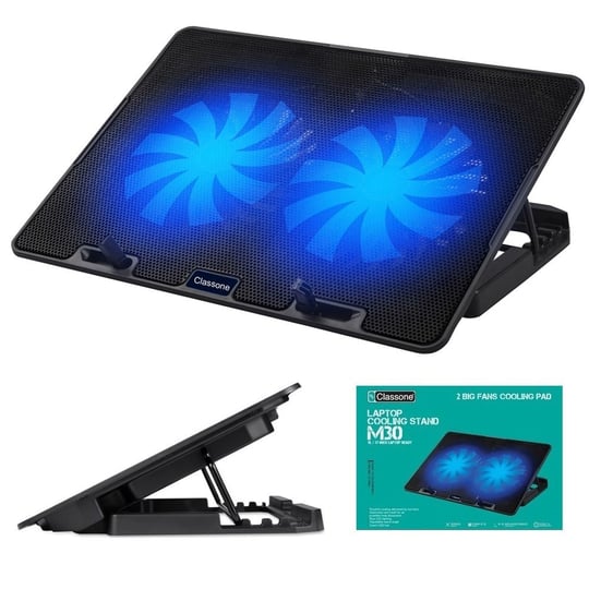 Classone M30 Mavi Led 15.6' Oyuncu Notebook Soğutucu + Kablosuz Mouse 