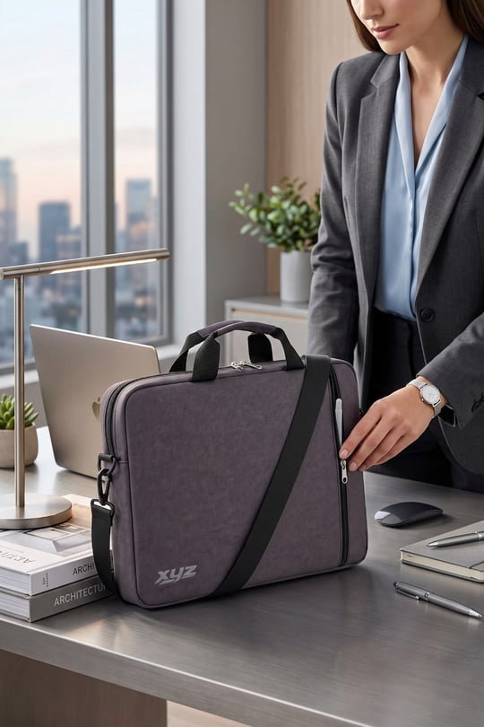 Classone WTX204 WTXpro Serisi Su Geçirmez 15.6 inch Laptop  Notebook El Çantası Gri