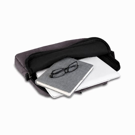 Classone XYZ Serisi XYZ-T24 15.6 Uyumlu Unisex  Macbook Laptop Notebook El ve Omuz Çantası Gri